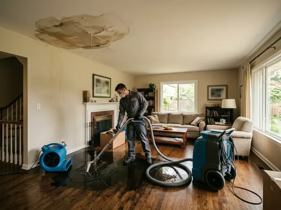 attic-pipe-burst-ceiling-drip-008 — frequently asked questions, Water Damage Restoration & Carpet Care in Boonville, MO